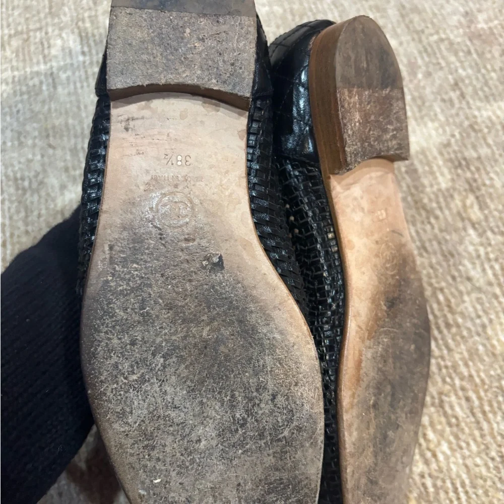 Chanel Black Loafers for Women size 38 1/2 - Picture 7 of 8